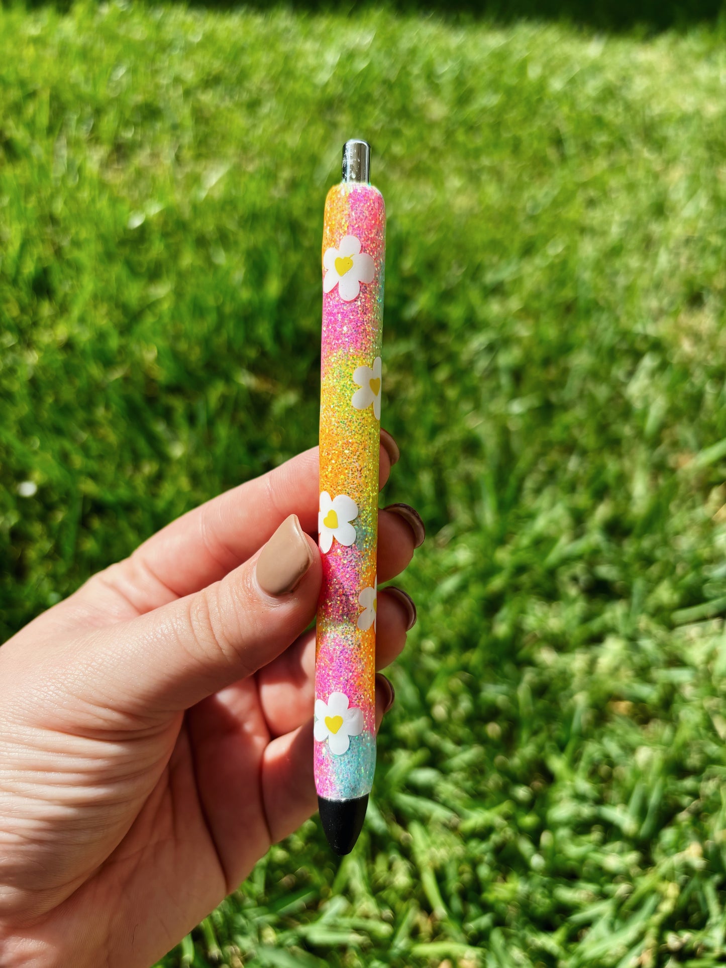 Tie Dye Daisy Pen