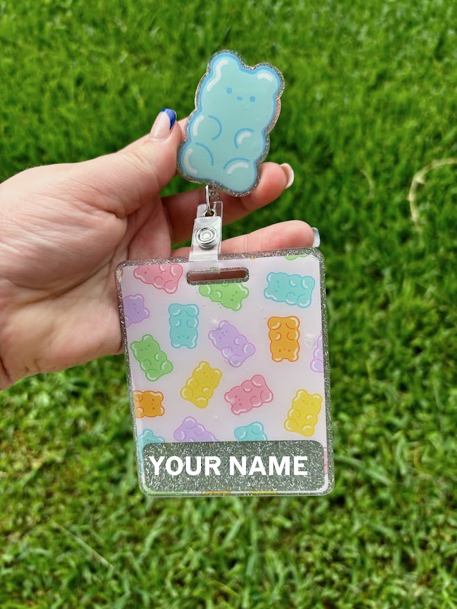 Gummy Bear Badge Reel & Buddy Set