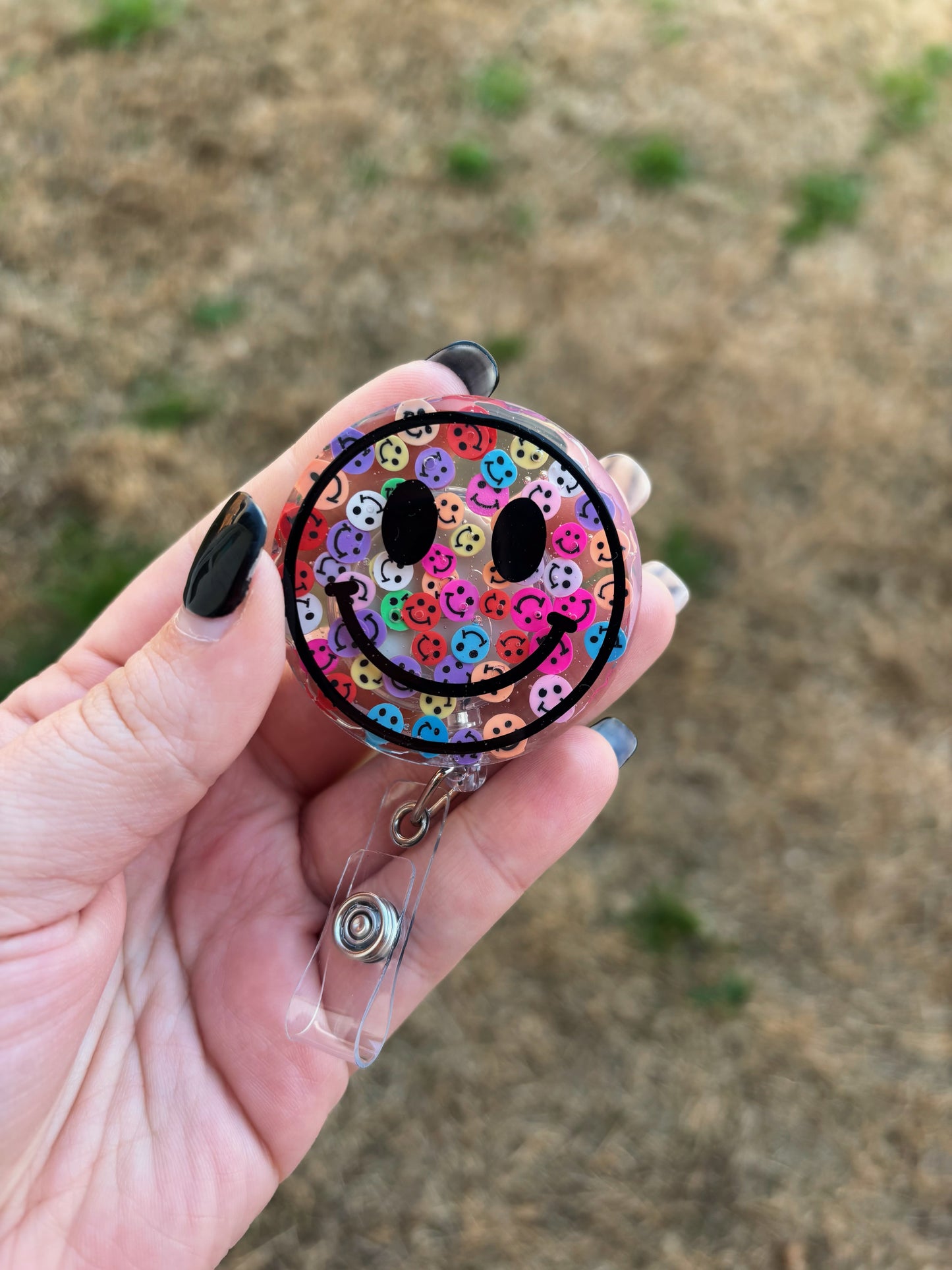 Smiley Badge Reel