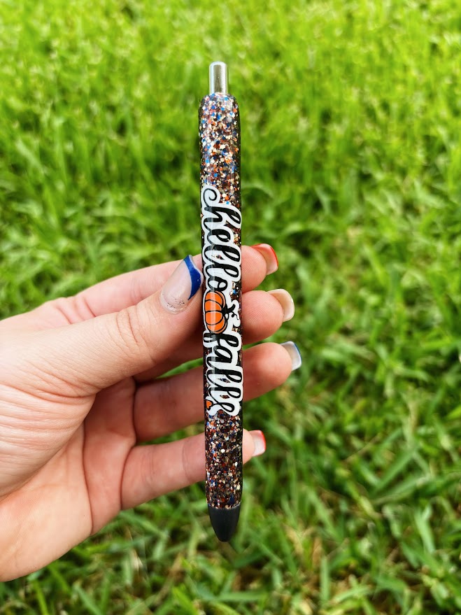 Hello Fall Glitter Pen