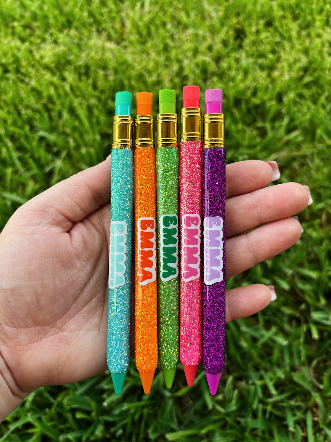 Mechanical Pencil Glitter Set