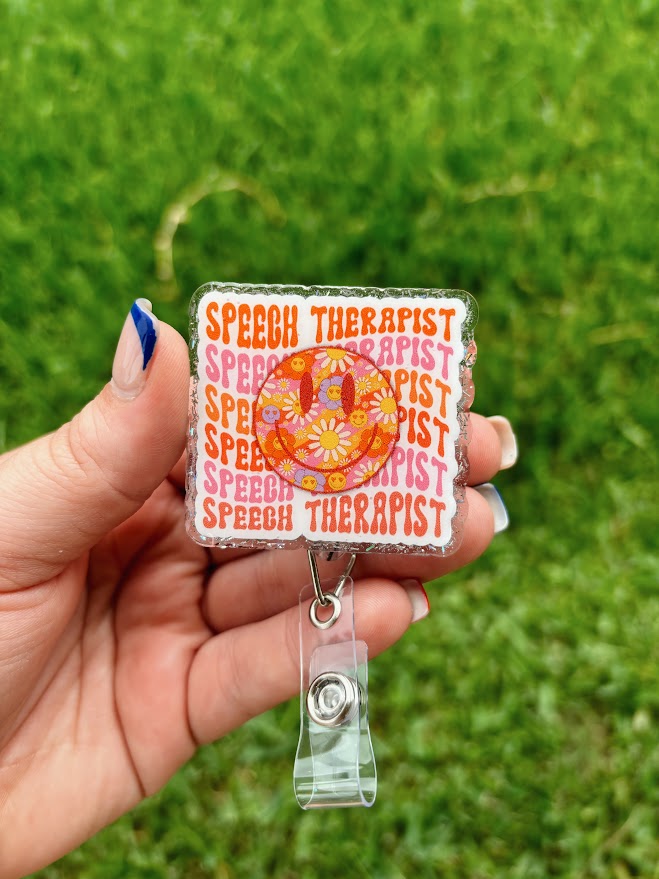 Speech Therapist Badge Reel